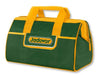 Borsa attrezzi Jadever 33CM Portattrezzi in tessuto verde con manici gialli, ideale per utensileria professionale e organizzazione attrezzi.