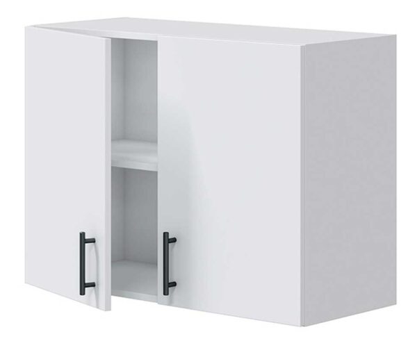 Mobile Pensile Kira 80 cm – 2 Ante, MDF, Bianco