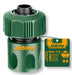 Raccordo Rapido 3/4P Jadever in plastica verde per tubi da giardino, ideale per accessori giardinaggio e utensileria professionale.