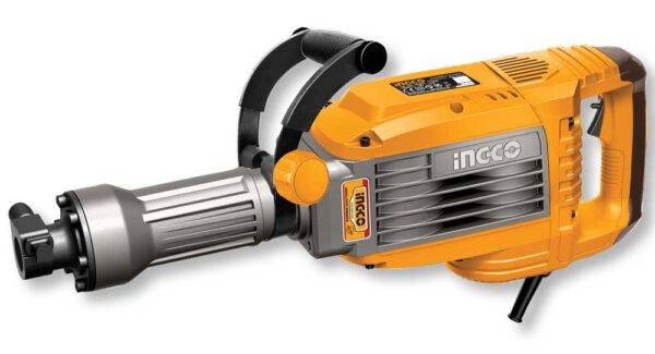 Martello Demolitore Ingco 1700W 50J – SDS-HEX con Scalpello e Valigetta