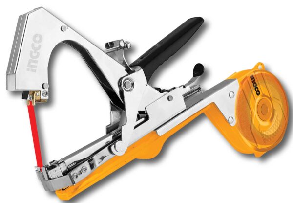 Pinza legatrice multiuso Ingco, regolabile, con nastro e graffette