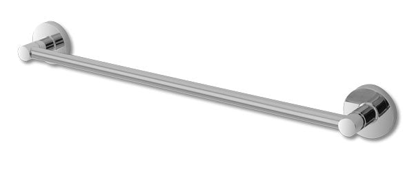 Porta asciugamani in cromo con piastrina antiruggine 50cm