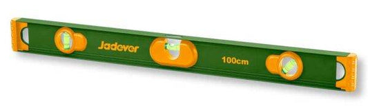 Livella in alluminio verde con bolle a 3 livelli, lunghezza 100 cm, progettata per misurazioni precise e affidabili in edilizia e fai-da-te