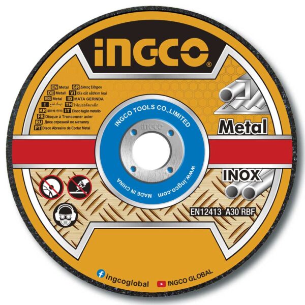 Dischi taglio acciaio e inox INGCO 230mm x 1,6mm – Taglio preciso e veloce