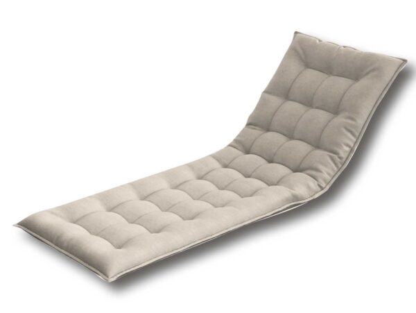 Cuscino per Lettino 186x62 cm - Cotone Trapuntato, Natural