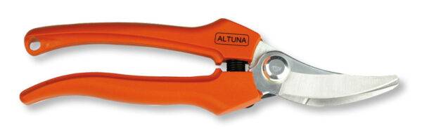 Forbici da Vendemmia Inox 185 mm – Lama Curva, Impugnatura in Fibra