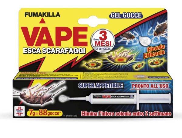 Gel Insetticida Scarafaggi Siringa 7gr VAPE