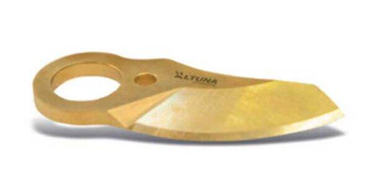 Lama di ricambio in ottone per forbice elettrica Altuna AF28, forma affilata e robusta, ideale per potatura efficace, SKU: ALTUNA-AF28-18