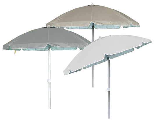 Ombrellone Mare Ø 200 cm - Palo Alluminio, Antivento, Protezione UV