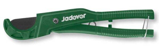 Tagliatubi PVC 207MM D.3-35MM in metallo verde con lama affilata, ideale per tagli precisi su tubi in plastica. Utensile professionale Eurogross.