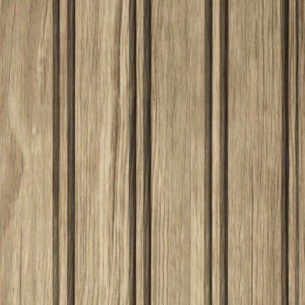 Pannello Murale PVC Opera effetto Doghe Legno 3D 280x30x1cm Bianco