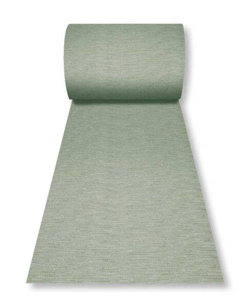 Tappeto Reflex in rotolo colore salvia, antiscivolo, in tessuto resistente, ideale per ambienti interni, lunghezza 50 cm, design semplice e elegante - SKU: REFLEX-SALVIA