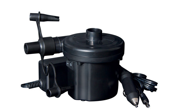 Pompa aria elettrica 12V 35W auto e casa 220V con gonfia/sgonfia