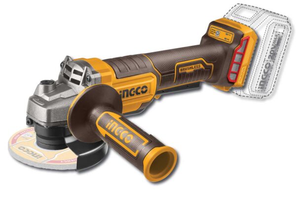 Smerigliatrice Angolare 115 mm 20V Brushless Ingco – Solo Corpo