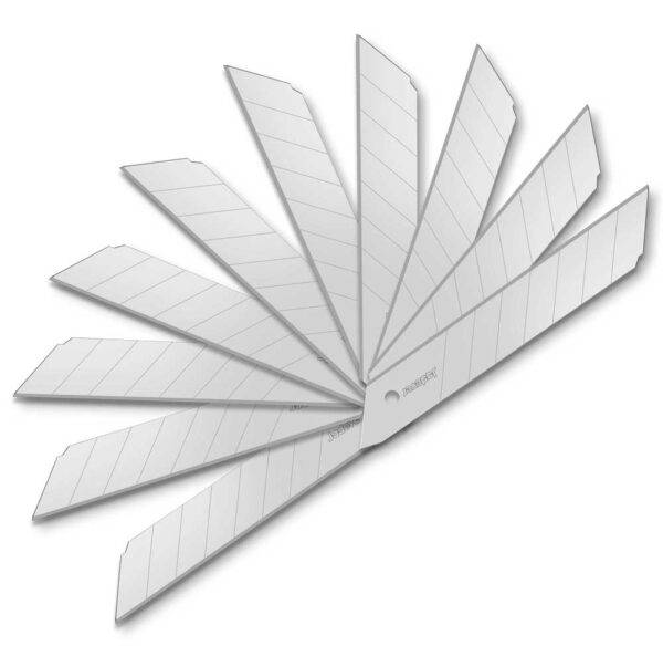 Set 10 Lame a Spezzare 18x100 mm in Scatola di Plastica
