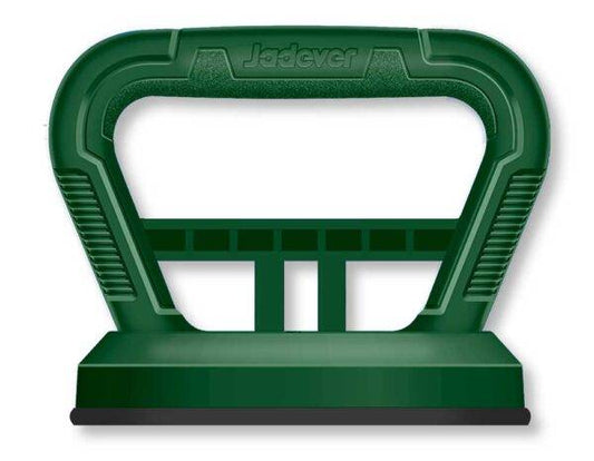 Ventosa 115MM Max.25KG - Resistenza Affidabile in plastica verde con impugnatura ergonomica, ideale per utensileria professionale e domestica.