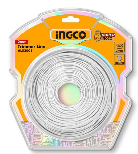 Filo decespugliatore tondo 2mm – 0,45kg, compatibile modelli a batteria