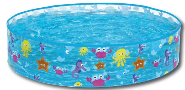 Piscina rigida bambini 122x25 cm – Fantasia mare in PVC, 277 L