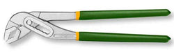 Pinza Regolabile 300MM con impugnatura verde e ganasce dentate, ideale per lavori di precisione e uso professionale. Strumento robusto e versatile per ogni esigenza.
