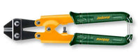 Tagliabulloni Mini 200 mm Jadever con lame in acciaio e impugnatura ergonomica verde, ideale per tagli precisi su fili sottili.