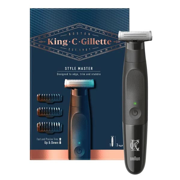 GILLETTE KING C. RASOIOE REGOLABARBA STYLE MASTER