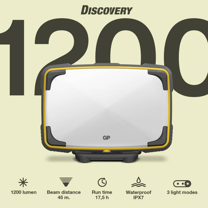 Lampada da Lavoro Ricaricabile 1200 lm con Luce Fredda 6500K