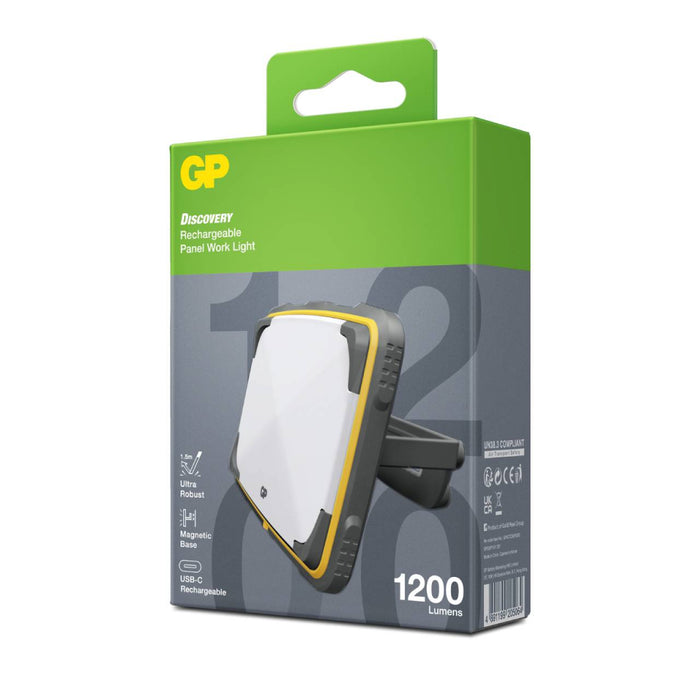 Lampada da Lavoro Ricaricabile 1200 lm con Luce Fredda 6500K