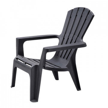 Poltrona resort style in polipropilene impilabile 73x80x88 cm