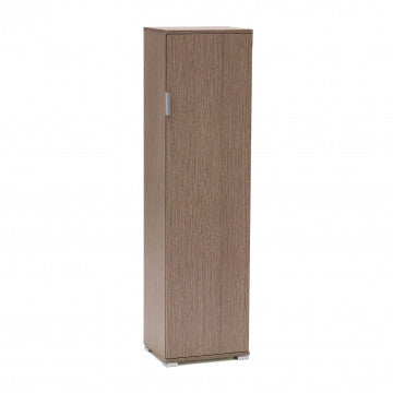 Portascope in truciolare bilaminato, rovere grigio, 40x33x151 cm