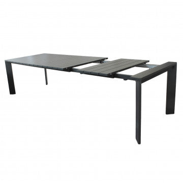 Tavolo alluminio estensibile 150/200x100 cm altezza 75 cm