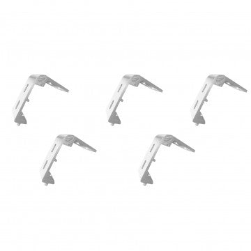 Kit 5 staffe alluminio per pergola bioclimatica 10x10x5 cm