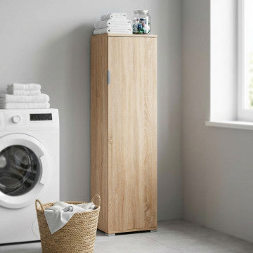 Portascope in truciolare bilaminato, 40x33x151 cm, colore marrone chiaro
