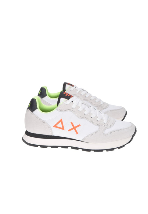 Sun68 Tom Fluo Sneakers in Camoscio con Lacci Sottopiede Imbottito in Tessuto Fondo in Gomma Z45102