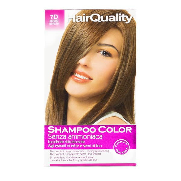 HAIR QUALITY SHAMPOO COLORORANTE CAPELLI BIONDO DORATO
