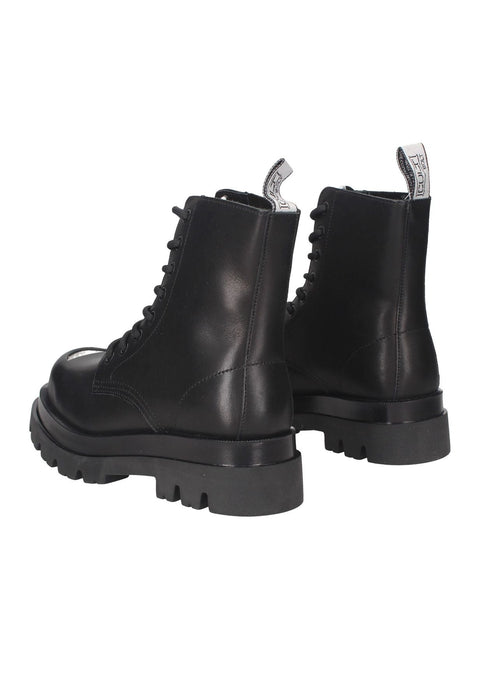 Boot Bolt Due Zero Mid In Pelle Con Punta In Metallo E Tacco Alto Cinque Centimetri Cult