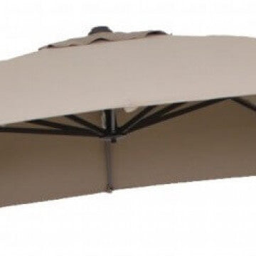 Telo in poliestere per ombrellone 3x3 metri colore taupe