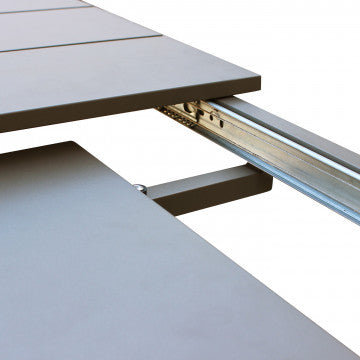 Tavolo alluminio verniciato estensibile 148-214 x 85 cm altezza 75,5