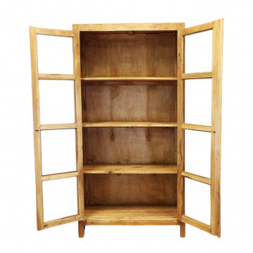 Mobile in legno di mogano, 100 cm lunghezza, 42 cm profondità, 195 cm altezza
