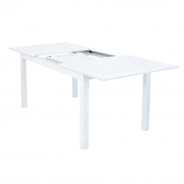 Tavolo allungabile in alluminio 150/210 x 90 cm, altezza 75 cm