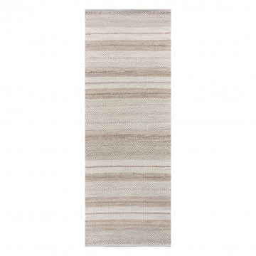 Tappeto in lana e cotone avorio 120 x 180 cm spessore 1 cm