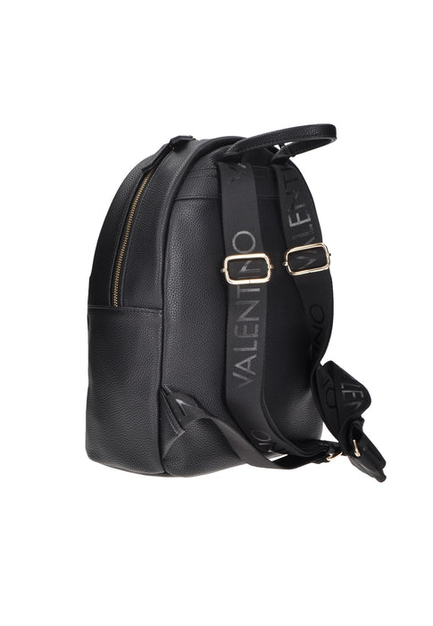 Zaino In Ecopelle Valentino Bags VBS8GL20 Con Chiusura A Cerniera Tasca Frontale Spallacci Regolabili 26x36x14 Cm