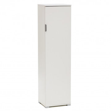 Portascope in truciolare bilaminato bianco, 40x33x151 cm