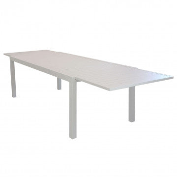 Tavolo alluminio allungabile 200/300x100 cm, altezza 74 cm