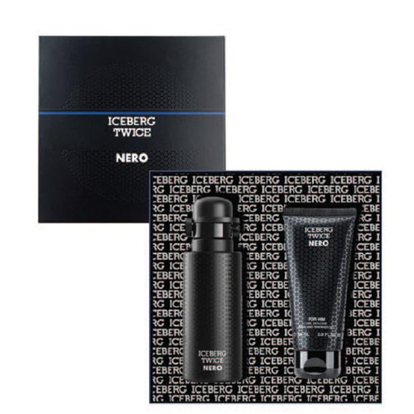 ICEBERG COFANETTO REGALO TWICE NERO U EDT125+SG1