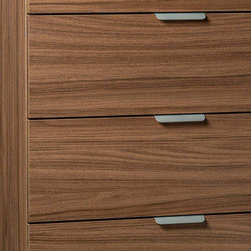Mobiletto 5 cassetti in truciolare bilaminato, dimensioni 75x38x103 cm