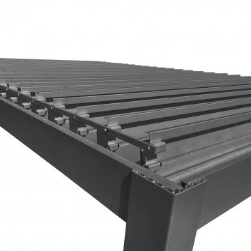 Pergola bioclimatica 3x4 in alluminio con lamelle orientabili