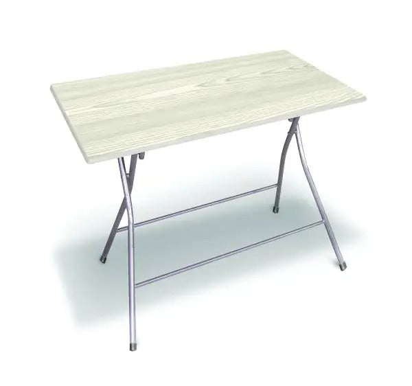 Tavolo pieghevole 120x80x75 cm richiudibile struttura acciaio Bingo