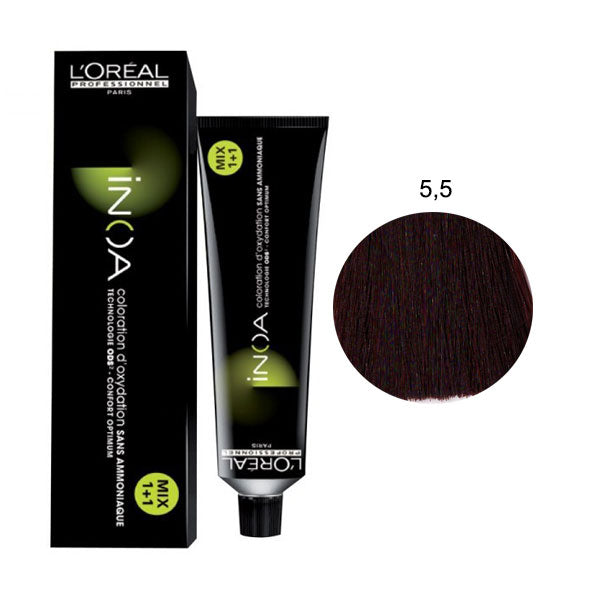 L'OREAL PROFESSIONNEL INOA CASTANO CHIARO MOGANO 5,5