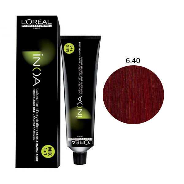 L'OREAL PROFESSIONNEL INOA BIONDO SCURO RAME INTENSO 6,40