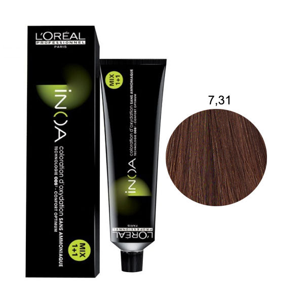 L'OREAL PROFESSIONNEL INOA BIONDO BEIGIE DORATO 7,31